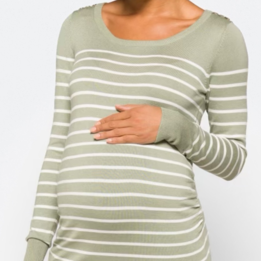 Striped Maternity Sweater